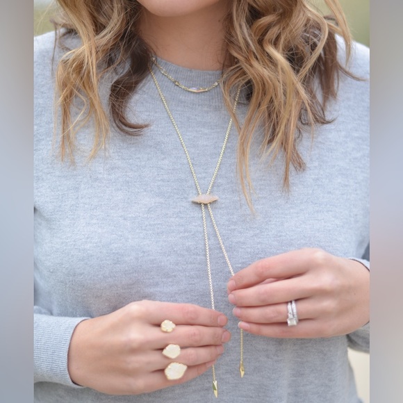 Kendra Scott Jewelry - Kendra Scott Cheska lariat necklace adjustable